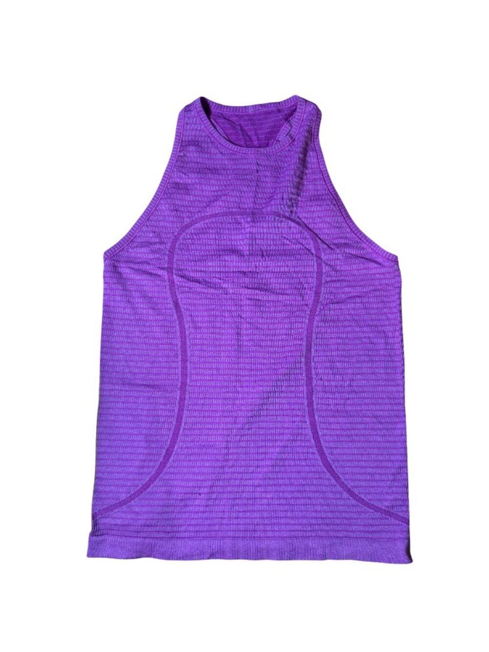 Lululemon Run: Swiftly Tech Tank Women's Size 8 Rugby Stripe Tonal Ultra Violet